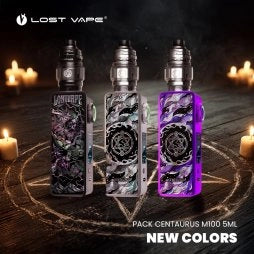 PACK CENTAURUS M100 5ML NEW COLORS - LOST VAPE