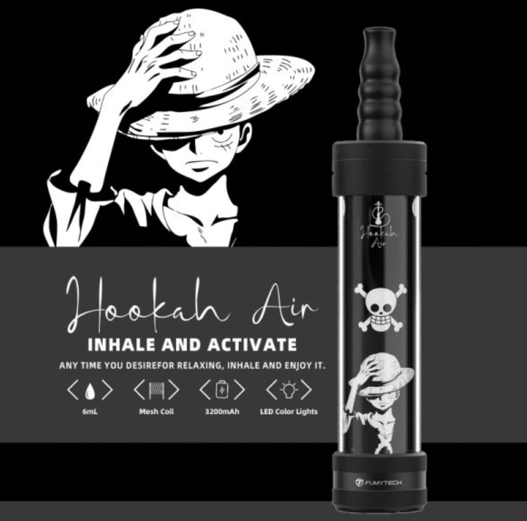 E-CHICHA PORTABLE HOOKAH AIR 6ML 3200MAH NEW COLORS - FUMYTECH