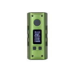 BOX REPUBLIC SQUONK DUAL 200W 2X18650 - GRIMM GREEN X VAPERZ CLOUD