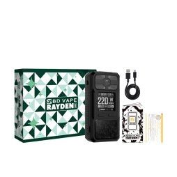 MOD RAYDEN 220 FULL BLACK - BD VAPE