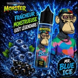MR BLUE (BLUEBERRY BLACKCURRANT) 0MG 50ML - MONSTER BY TORNADOLIQ