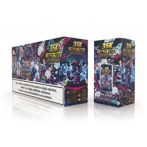 CRAZY PUFF 35K 1100MAH 20ML / 2% - TORNADOLIQ