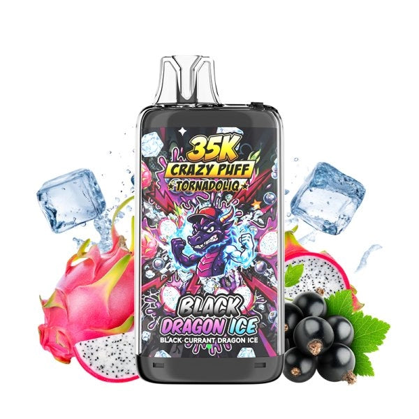 CRAZY PUFF 35K 1100MAH 20ML / 2% - TORNADOLIQ