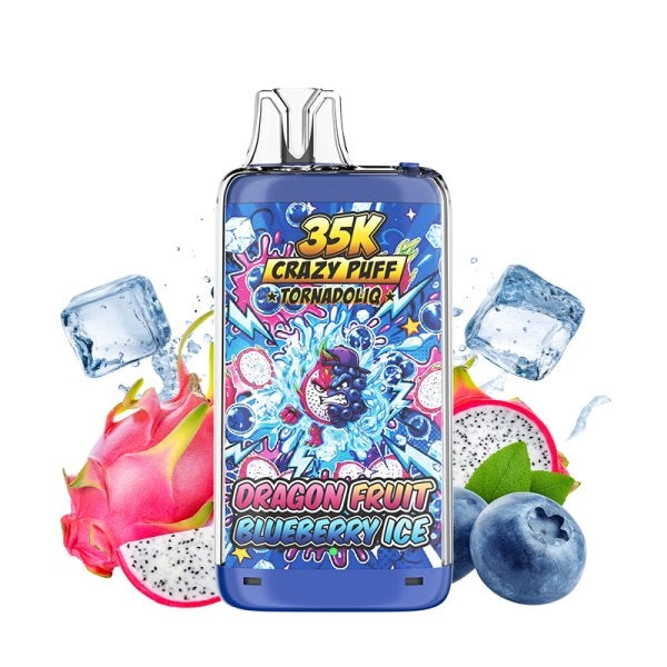 CRAZY PUFF 35K 1100MAH 20ML / 2% - TORNADOLIQ